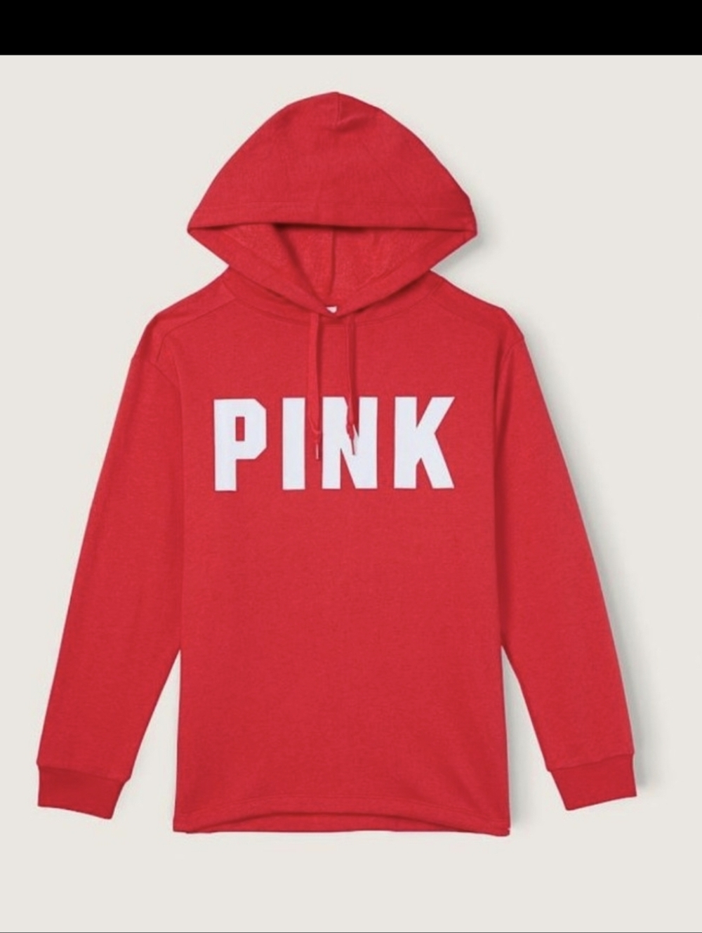 PINK Victoria's Secret Red Logo Pullover Hoodie
